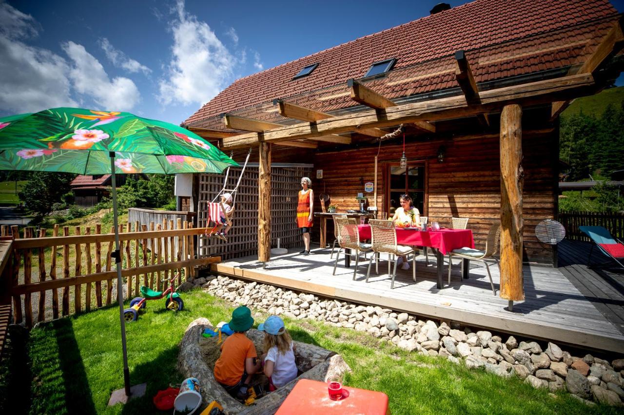 Naturpark Huette Mandl, Biobauernhof & Huettenurlaub Sankt Lambrecht Zewnętrze zdjęcie